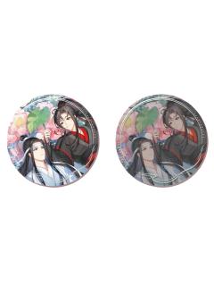 魏无羡＆蓝忘机(双人吧唧)-动画七周年 倚花系列周边