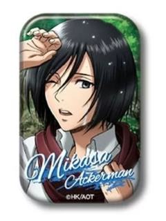 三笠·阿克曼A-ensky圆角方徽章