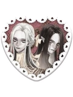 宿伞之魂-水溜鸟甜蜜世界故事心形吧唧