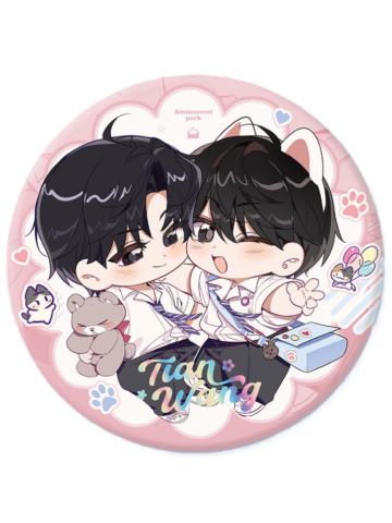 江添&盛望(Q版徽章)-假日系列周边