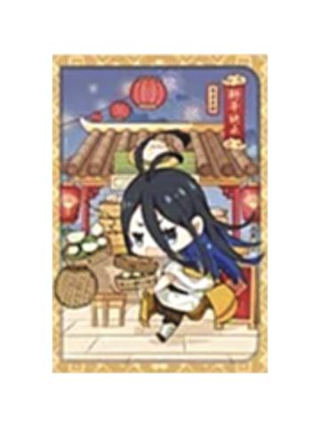 东方月初（触感闪膜）-遇意吧唧明信片