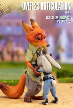 朱迪&尼克布衣可动人偶-资料图
