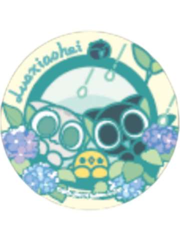 多人-雨中曲系列双闪徽章