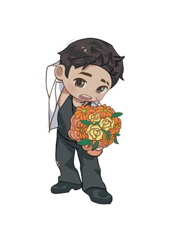 乔家劲(挂件)-情人节限定捧花款周边