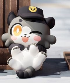 灰美拉（B款）- 嗷呜嗷呜系列 奇美拉迷你摆件