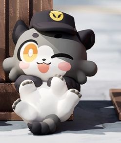灰美拉（B款）- 嗷呜嗷呜系列 奇美拉迷你摆件
