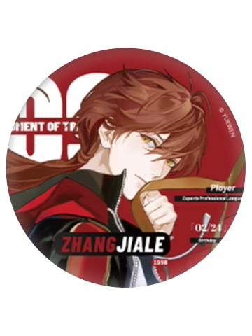 张佳乐(常规款)-Shining系列双闪徽章