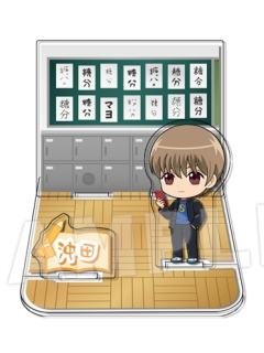 冲田总悟-3年Z组银八先生 樱花Q版立牌