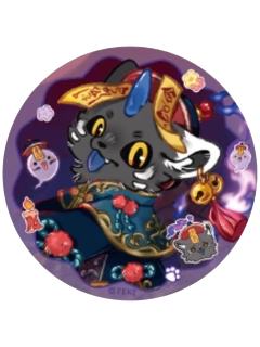谛听-毛茸茸乐园系列马口铁徽章