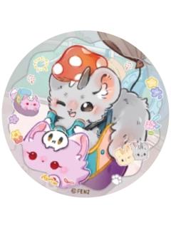 银角-毛茸茸乐园系列马口铁徽章