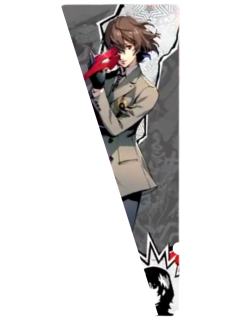 明智吾郎(普通款)-P5R魅影镭射票根卡