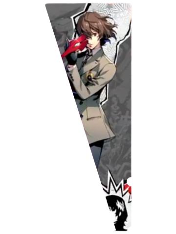 明智吾郎(普通款)-P5R魅影镭射票根卡