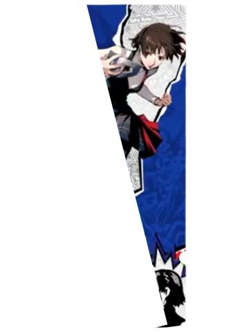 新岛真(普通款)-P5R魅影镭射票根卡