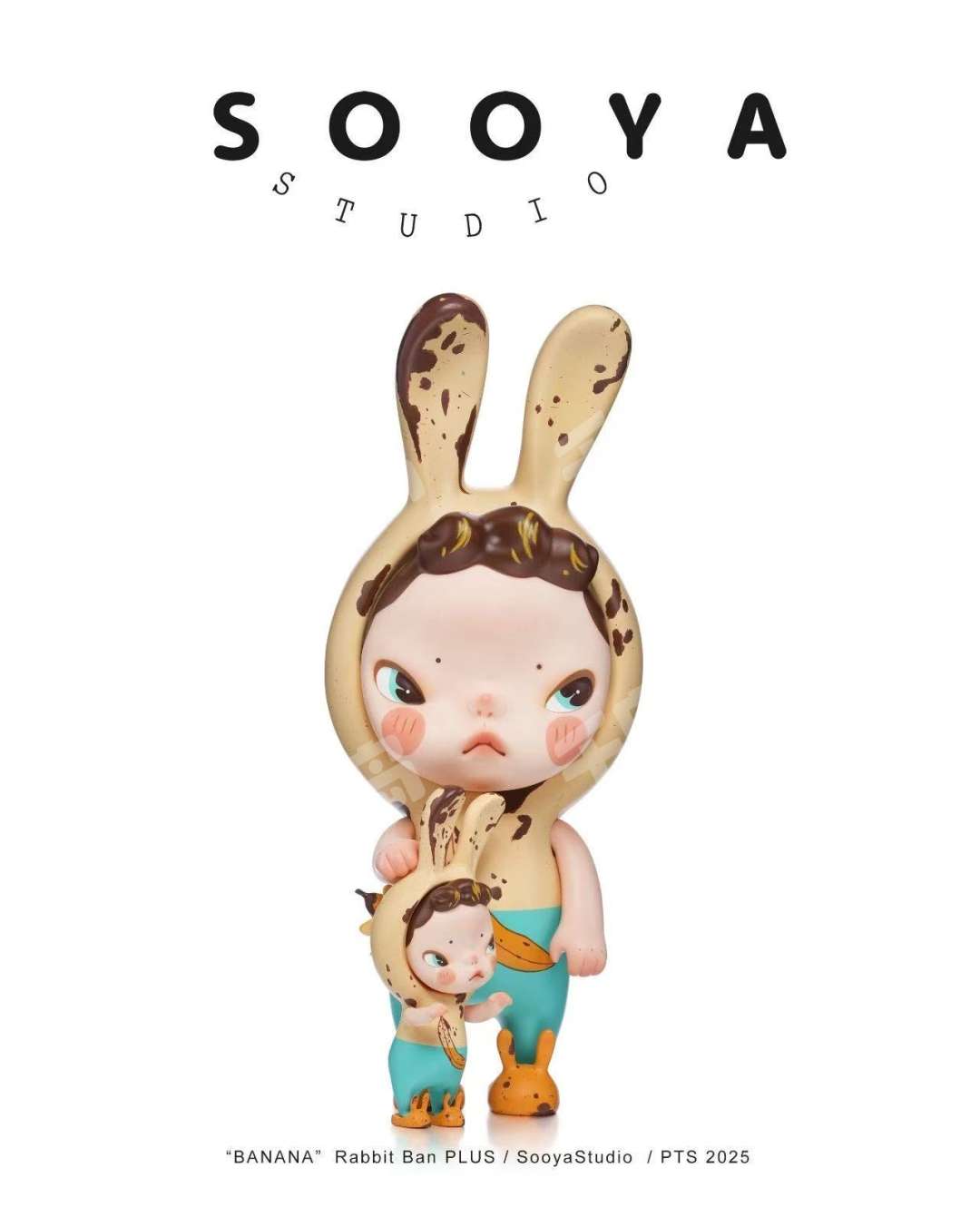 SooyaStudio BANANA Rabbit Ban フィギュア 香蕉Ban | sooya/(潮玩IP) - Ban兔- 手办- 大娃｜千岛