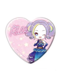 Ruli-行星涂鸦风全息心形徽章01