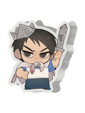 郑应雄-表情贴贴系列迷你亚克力摆件vol.2