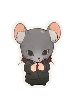 人鼠-表情贴贴系列和纸贴纸vol.2Q版全身