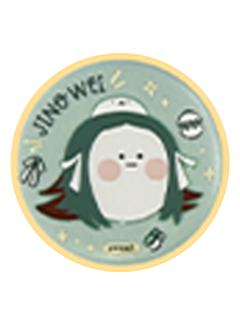 精卫-团子系列马口铁徽章