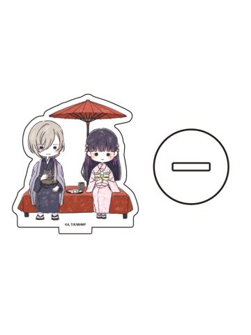 斋森美世&久堂清霞A-A3快闪涂鸦风Q版立牌