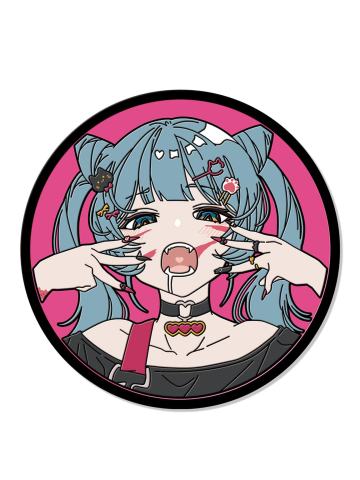 初音未来(动物)-万代DECO*27扭蛋杯垫
