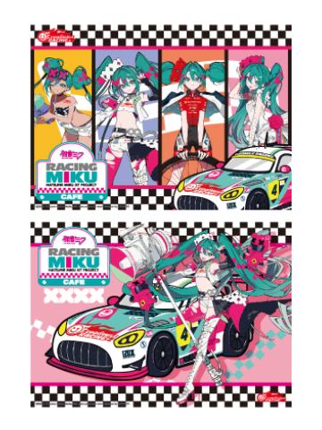 初音未来(桌垫)-望月赛车未来cafe单领周边
