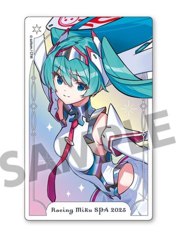 初音未来1(贴纸)-赛车未来SPA 2025 Ver.周边
