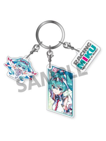 初音未来1(亚克力钥匙扣)-赛车未来SPA 2025 Ver.周边