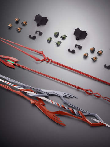 METAL BUILD EVA3杆枪套装 30th with the spear Another color