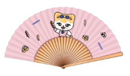 东京快闪05折叠扇 栗