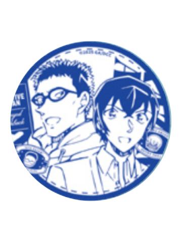 安室透&风见裕也-广博M28镜面金属徽章