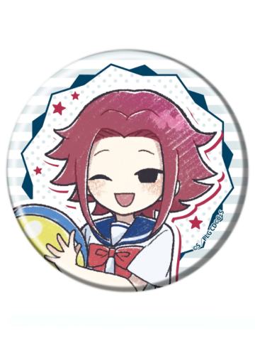 红月华莲-水手服涂鸦Q版吧唧