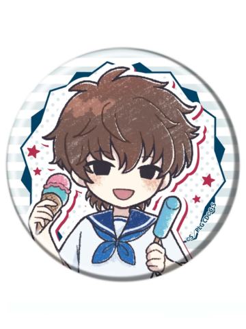 枢木朱雀-水手服涂鸦Q版吧唧