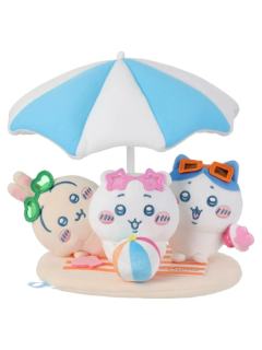 三小只-夏日季场景毛绒摆件