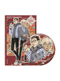 安室透&风见裕也-暖冬织语系列小卡徽章套组