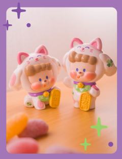 幸运招财猫大奶鼻-站姿-资料图