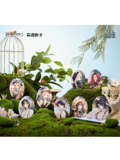 贝克兰德的晴天系列 椭圆浮雕双闪徽章