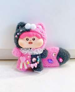 潮酷喵喵限定搪胶毛绒公仔-资料图