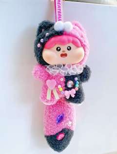 潮酷喵喵限定搪胶毛绒公仔-资料图