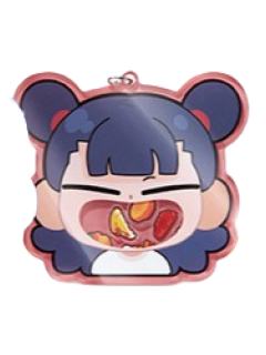 哪吒-必胜客联动 亚克力摇摇乐挂件