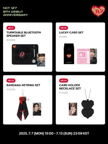 NCT 127 9TH ANNIVERSARY OFFICIAL MD