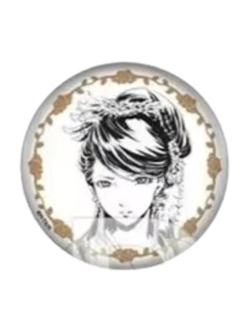 梨花妃-AJ2025 原画线稿金边吧唧
