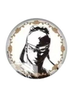 高顺-AJ2025 原画线稿金边吧唧