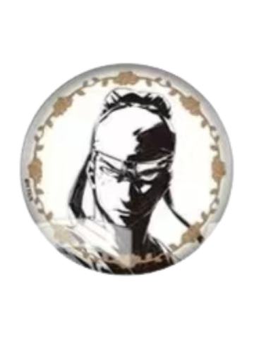 高顺-AJ2025 原画线稿金边吧唧