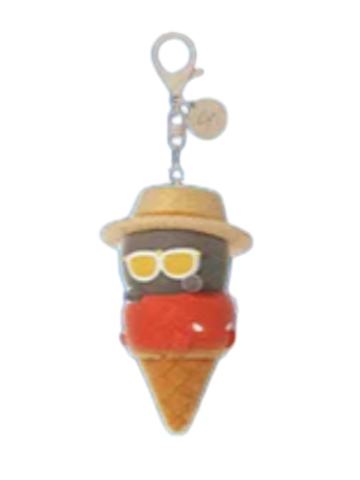 叠叠蟹毛绒钥匙扣-六周年快闪周边