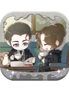 邓恩&戴莉(美食time款)-烘焙手记主题徽章