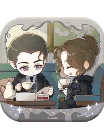 邓恩&戴莉(美食time款)-烘焙手记主题徽章