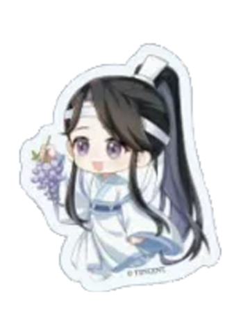 蓝思追(贴纸)-青韵花影抱抱桶