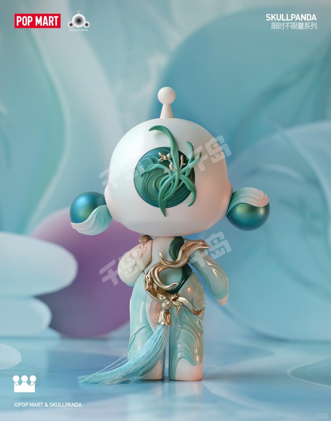 POPMART SKULLPANDA 兰-逸青 海外限定 未開封 ② 𝒮𝓀𝓊𝓁𝓁𝓅𝒶𝓃𝒹𝒶 𝐵𝒶𝒷𝓎 𝒞𝓎𝒶𝓃 - 兰·逸青