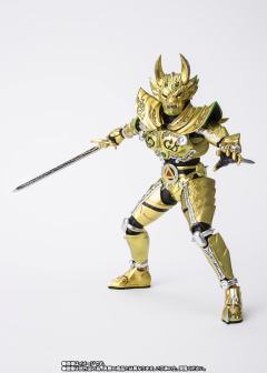 SHF 真骨雕 黄金骑士牙狼(冴岛钢牙) 牙狼20周年纪念版-资料图