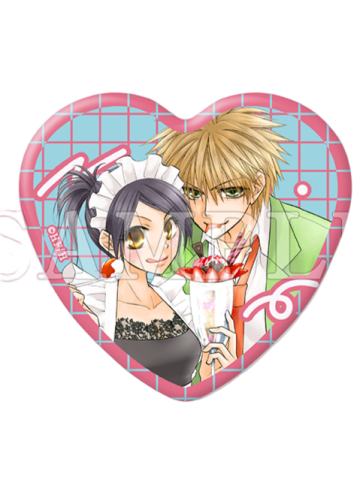 鲇泽美咲&碓冰拓海1-D赏心形吧唧